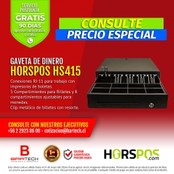 GAVETA DE DINERO HORSPOS HS415