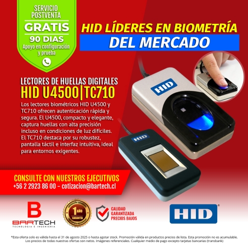 Lector Biométrico  U4500