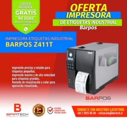 Impresora de código de barras industrial BARPOS Z411T