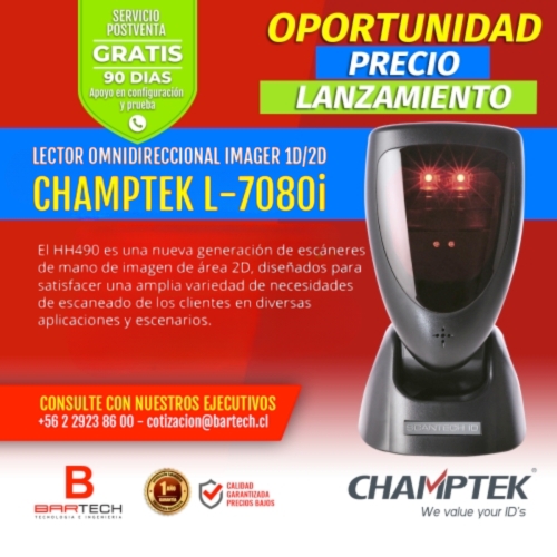 Lector Omnidireccional Champtek L-7080i