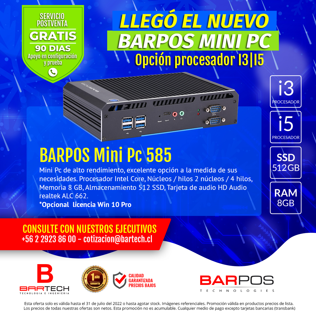 Bartech| Código de barras, Puntos de ventas (POS), Banca, Tablet POS ...